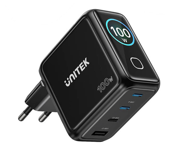 Unitek Ładowarka GaN z wyświetlaczem Rexo 100W - 1540412 - zdjęcie 2